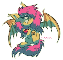 Size: 1300x1230 | Tagged: safe, artist:kenny, derpibooru import, fluttershy, bat pony, pony, bats!, g4, apple, bat ponified, cute, female, flutterbat, food, full body, image, mare, messy mane, my little pony, png, race swap, shyabetes, simple background, solo, transparent background