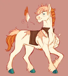 Size: 2268x2536 | Tagged: safe, artist:cactiflowers, derpibooru import, oc, oc:bonfire, pegasus, pony, image, male, missing wing, png, quadrupedal, simple background, solo, stallion