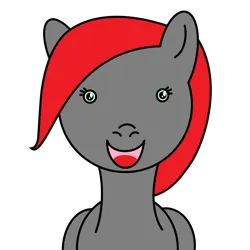 Size: 1800x1800 | Tagged: artist needed, safe, edit, editor:firlin, oc, oc:nawni, pegasus, pony, .svg available, :d, con mascot, cursed image, female, image, looking at you, mare, marecon, open mouth, open smile, simple background, smiling, solo, staring into your soul, svg, transparent background, vector