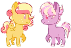 Size: 1500x1000 | Tagged: safe, artist:prince-galaxy, derpibooru import, oc, oc:apple jubilee, oc:orange rose, unnamed oc, unofficial characters only, earth pony, pegasus, pony, base used, beady eyes, blank flank, brother and sister, duo, earth pony oc, female, freckles, half-siblings, heart, heart eyes, image, looking at each other, looking at someone, male, mare, offspring, outline, parent:big mcintosh, parent:cheerilee, parent:fluttershy, parents:cheerimac, parents:fluttermac, pegasus oc, png, shiny hooves, siblings, simple background, smiling, smiling at each other, spread wings, stallion, starry eyes, transparent background, unshorn fetlocks, white outline, wingding eyes, wings