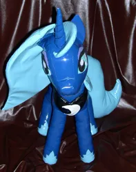 Size: 600x763 | Tagged: safe, artist:bladespark, derpibooru import, princess luna, alicorn, pony, g4, front view, image, indoors, irl, jpeg, photo, pvc, solo