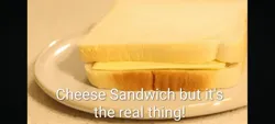 Size: 1600x720 | Tagged: safe, derpibooru import, cheese sandwich, g4, april fools joke, caption, cheese, food, food pun, grilled cheese, how to basic, image, image macro, jpeg, meme, sandwich, text