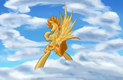 Size: 2960x1929 | Tagged: safe, artist:freemind, derpibooru import, spitfire, pegasus, pony, g4, female, image, mare, png