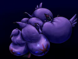 Size: 2802x2102 | Tagged: suggestive, derpibooru import, twilight sparkle, twilight sparkle (alicorn), alicorn, anthro, g4, big breasts, breasts, breath, breathing, butt, erotic asphyxiation, fetish, holding breath, huge breasts, huge butt, hyper, hyper breasts, image, impossibly large breasts, impossibly large cheeks, impossibly puffy cheeks, inflatable, inflatable fetish, inflation, large butt, my little pony, ocean, png, puffy cheeks, solo, underwater, water, wide hips