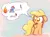 Size: 525x392 | Tagged: safe, artist:violavaquita, derpibooru import, rainbow dash, pegasus, pony, g4, exclamation point, image, interrobang, png, question mark, solo, speech bubble