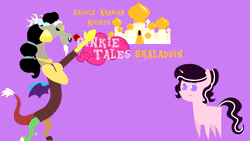 Size: 1280x720 | Tagged: safe, artist:magpie-pony, derpibooru import, part of a set, carrot cake, discord, pinkie pie, pound cake, princess cadance, princess celestia, princess luna, pumpkin cake, oc, oc:magpie pony, ponified, alicorn, draconequus, earth pony, hybrid, pig, pig pony, pony, unicorn, g4, 2016, absurd file size, animated, apple in mouth, brother and sister, cake twins, female, horn, image, magpiepony, male, mare, musical instrument, nostalgia, parody, part of a series, person as food, pinkie tales, royal guard, siblings, sound, stallion, tuba, twins, unicorn oc, video, webm, who wants to be a millionaire, youtube, youtube link, youtube video