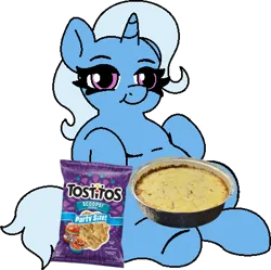 Size: 461x459 | Tagged: safe, artist:tamers12345, derpibooru import, edit, editor:hyloaf, trixie, pony, unicorn, g4, base used, cheese, chili, fat, fat trixie meme, female, food, horn, image, mare, meme, png, simple background, solo, tamers12345, the great and bountiful trixie, tortilla chips, tostitos, transparent background