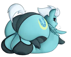 Size: 6200x4960 | Tagged: suggestive, artist:andesblorps, ponerpics import, fleetfoot, pegasus, big crotchboobs, bra, chubby cheeks, clothes, crotchboobs, crotchbra, fat, huge crotchboobs, image, impossibly large crotchboobs, looking at you, morbidly obese, near immobile, nudity, obese, png, raised hoof, raised leg, simple background, solo, the ass was fat, transparent background, underwear