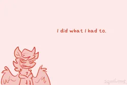 Size: 1920x1282 | Tagged: safe, artist:chronicallyorange, derpibooru import, oc, oc:flashfire, ponified, pegasus, pony, g4, ask, ask-horseworld, clothes, comic, dialogue, eddsworld, hoodie, image, implied death, implied murder, jpeg, looking at you, male, monochrome, solo, spread wings, stallion, tord (eddsworld), tumblr, wings