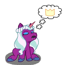 Size: 700x700 | Tagged: safe, artist:invertedpapaya, derpibooru import, opaline arcana, alicorn, pony, series:invertedpapaya's daily opaline, g5, dream, female, image, mare, png, simple background, sleeping, solo, transparent background