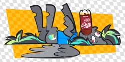 Size: 4000x2000 | Tagged: safe, artist:threetwotwo32232, derpibooru import, oc, oc:cool time, unofficial characters only, pegasus, pony, abstract background, alpha channel, bottle, clothes, dr pepper, drink, female, image, lying down, mare, mouth hold, on back, png, shirt, soda, soda bottle, solo