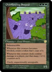 Size: 375x523 | Tagged: safe, derpibooru import, edit, smooze, g1, my little pony: the movie (g1), ccg, image, magic the gathering, png, trading card, trading card edit, trading card game, tree