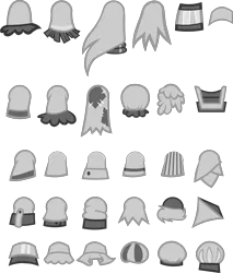 Size: 7000x8203 | Tagged: safe, derpibooru import, official, part of a set, applejack, g4, luna eclipsed, .svg available, armor, bracelet, clothes, costume, customization, detached sleeves, feather, image, jewelry, long sleeves, my little pony, nightmare night costume, no pony, patch, ponymaker, ring, rolled up sleeves, scarecrow applejack, scarecrow costume, shirt, simple background, svg, the fabulous ponymaker, transparent background, vector