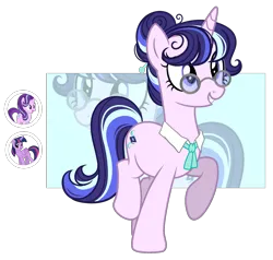 Size: 1606x1530 | Tagged: safe, artist:staricy097, derpibooru import, starlight glimmer, twilight sparkle, twilight sparkle (alicorn), oc, alicorn, pony, unicorn, g4, female, glasses, horn, image, magical lesbian spawn, mare, offspring, parent:starlight glimmer, parent:twilight sparkle, parents:twistarlight, png, shirtless shirt collar, simple background, transparent background