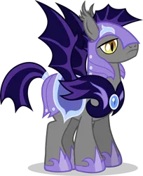 Size: 5722x7000 | Tagged: safe, derpibooru import, official, echo (bat pony), nocturn, bat pony, pegasus, pony, g4, luna eclipsed, .ai available, .svg available, armor, bat wings, ear tufts, echo (g4), echo and nocturn, g4 brand assets, helmet, image, my little pony, night guard, night guard armor, royal guard, royal guard armor, simple background, solo, stock vector, svg, the hub, transparent background, vector, wings