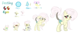 Size: 750x324 | Tagged: safe, artist:galaxyswirlsyt, derpibooru import, oc, oc:destiny, hybrid, pegasus, pony, baby, baby pony, female, filly, foal, image, interspecies offspring, mare, offspring, parent:discord, parent:fluttershy, parents:discoshy, png, teenager