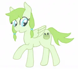 Size: 1061x935 | Tagged: safe, artist:anonymous, derpibooru import, oc, oc:lilly marsh, pony oc, pegasus, pony, drawthread, female, female oc, image, jpeg, looking at you, mare, mare oc, pegasus oc, raised hoof, requested art, simple background, solo, standing, white background