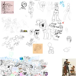 Size: 4096x4096 | Tagged: suggestive, anonymous artist, artist:1611volk, artist:anonymous, artist:blackmagician, artist:deserter, artist:funnyfilly, artist:nex, artist:truthormare, ponerpics import, princess celestia, princess luna, rarity, twilight sparkle, oc, oc:anon, oc:wheely bopper, ponified, human, original species, pony, /misc/, /mlp/, /pgd/, 4chan, album cover, collaboration, female, human and pony, image, magma.com, mare, master chief, png
