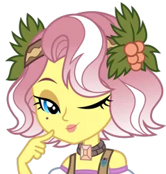 Size: 6689x7000 | Tagged: safe, derpibooru import, official, vignette valencia, human, equestria girls, festival looks, g4, .ai available, .svg available, female, g4 brand assets, image, my little pony equestria girls: better together, my little pony equestria girls: choose your own ending, one eye closed, simple background, solo, svg, transparent background, vector, wink