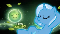 Size: 1312x744 | Tagged: safe, derpibooru import, edit, trixie, pony, unicorn, g4, horn, image, low cortisol, meme, png, shitposting, solo