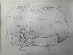 Size: 2048x1536 | Tagged: suggestive, artist:pnksgetnailed, derpibooru import, oc, oc:cc griddle, unofficial characters only, earth pony, pony, butt, clothes, dialogue, diner uniform, female, huge butt, hyper, hyper butt, image, impossibly large butt, jpeg, large butt, mare, object on ass, sketch, text, the ass was fat