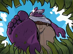 Size: 2000x1473 | Tagged: suggestive, artist:milehighbovine, ponerpics import, cheerilee, anthro, barefoot, clothes, dirt, dirty, dirty feet, feet, female, fetish, foot fetish, foot focus, giantess, image, jpeg, macro, soles, toes, unaware