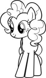 Size: 4169x7000 | Tagged: safe, derpibooru import, official, pinkie pie, earth pony, pony, a canterlot wedding, g4, party of one, .svg available, black and white, coloring page, dancing, female, grayscale, image, monochrome, my little pony, royal wedding, simple background, solo, stock vector, svg, transparent background, vector