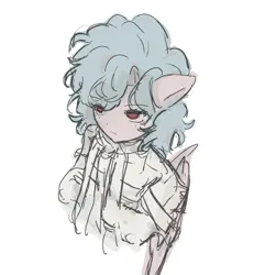 Size: 1815x1964 | Tagged: safe, artist:shell_s4, derpibooru import, cozy glow, human, g4, bondage, eared humanization, female, humanized, image, jpeg, pony coloring, solo, straitjacket, winged humanization, wings