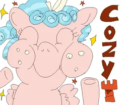 Size: 600x500 | Tagged: safe, artist:graphitesnap, derpibooru import, cozy glow, pegasus, pony, g4, emanata, freckles, graphic design is my passion, image, low effort, ms paint, png, solo