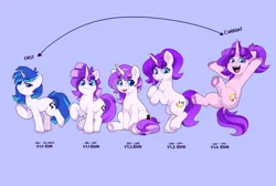 Size: 4300x2893 | Tagged: safe, artist:rivin177, derpibooru import, oc, oc:rivin, unofficial characters only, pony, unicorn, bipedal, eyebrows, eyebrows visible through hair, grin, horn, image, open mouth, open smile, png, quadrupedal, raised hoof, simple background, sitting, smiling, standing, standing on one leg, standing on two hooves, text, underhoof, unshorn fetlocks, version