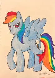 Size: 828x1171 | Tagged: safe, artist:thebryanshow757, derpibooru import, rainbow dash, pegasus, g4, female, image, jpeg, solo