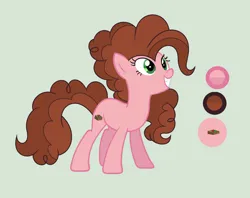 Size: 749x592 | Tagged: safe, artist:lilaclavender27, artist:lilacnoteheart27, derpibooru import, oc, oc:brownie pie, earth pony, pony, female, image, jpeg, mare, offspring, parent:cheese sandwich, parent:pinkie pie, parents:cheesepie