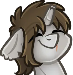 Size: 480x493 | Tagged: safe, artist:helmie-art, derpibooru import, oc, oc:bush ranger, unofficial characters only, pony, unicorn, g4, broken horn, burn marks, burned, chest fluff, cute, daaaaaaaaaaaw, emoji, emote, eyes closed, fluffy, hoof fluff, horn, horseshoes, image, male, males only, ocbetes, png, scar, simple background, smiling, solo, solo focus, solo male, stallion, transparent background, unshorn fetlocks