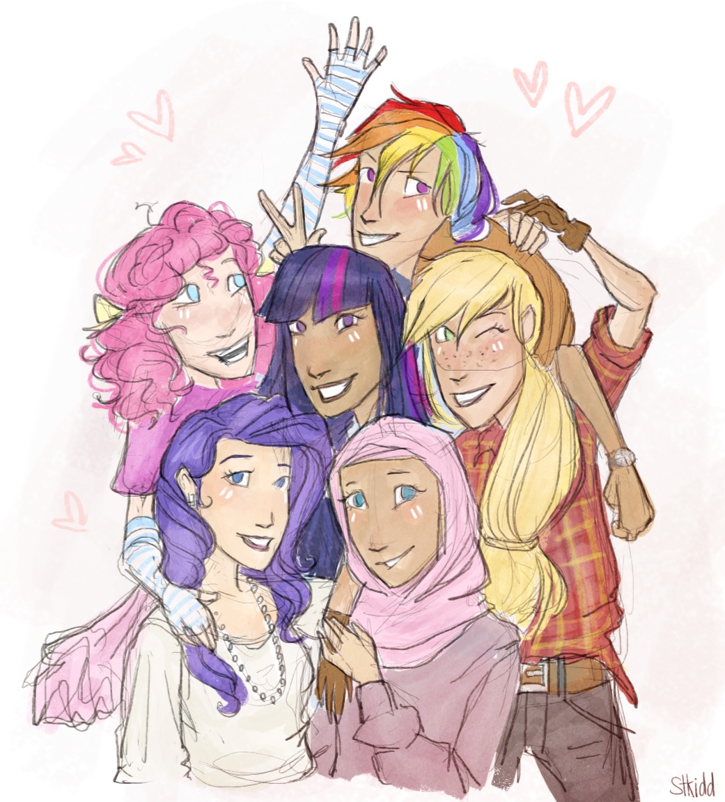 mane 6 human names