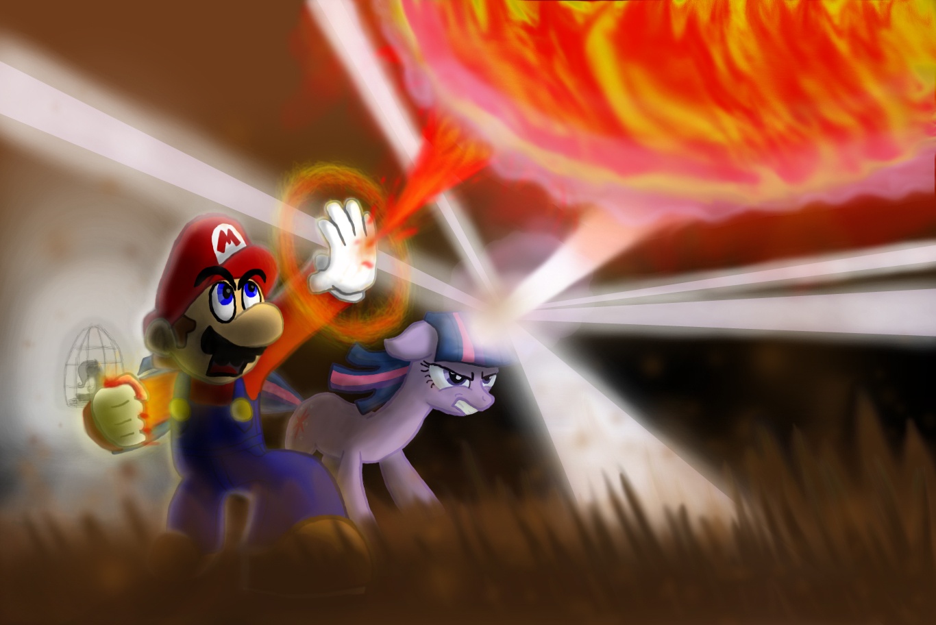 mario and twilight sparkle