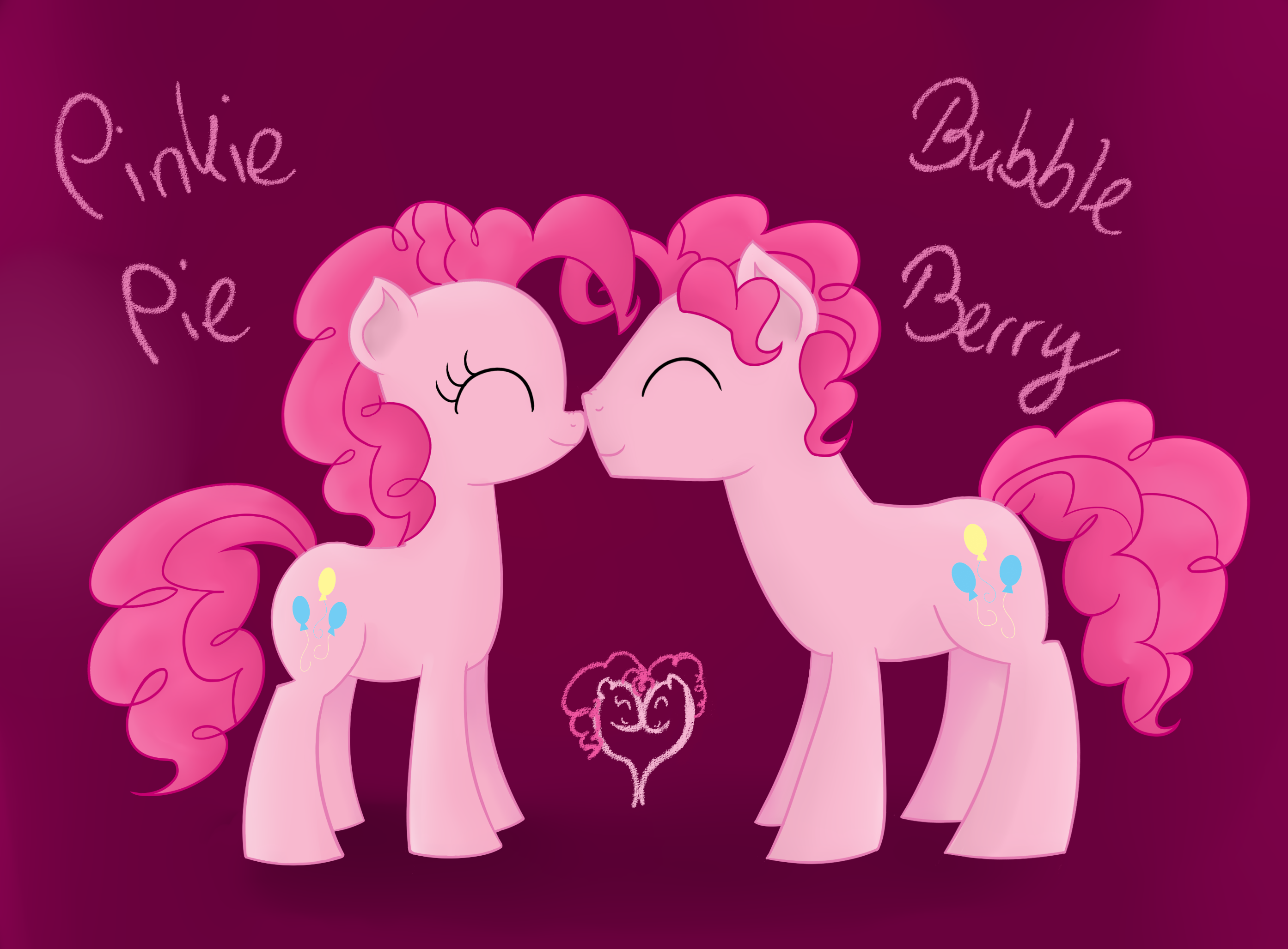 pinkamena and bubble berry