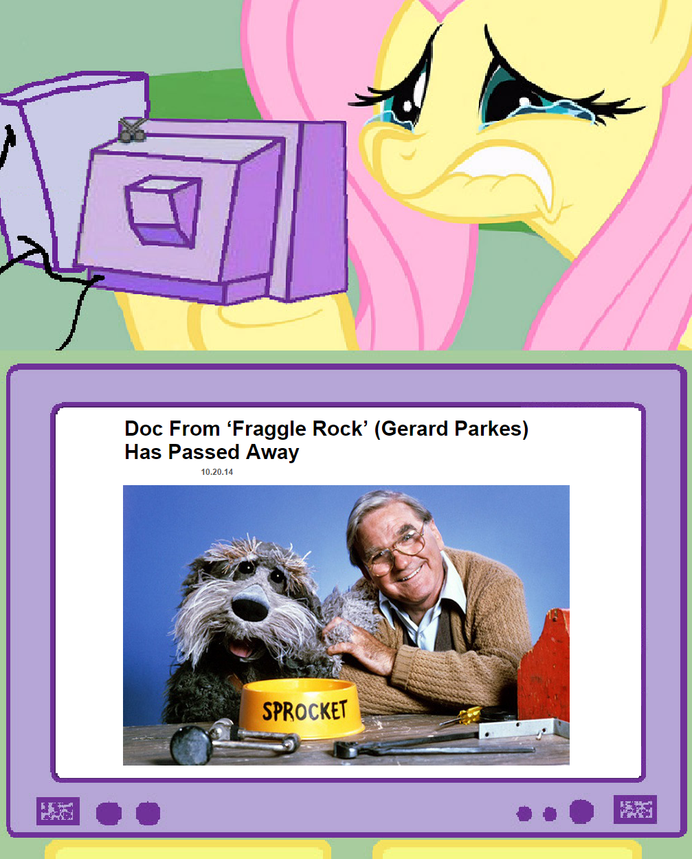 Fraggle Rock meme so i was there watching on Bingeclock