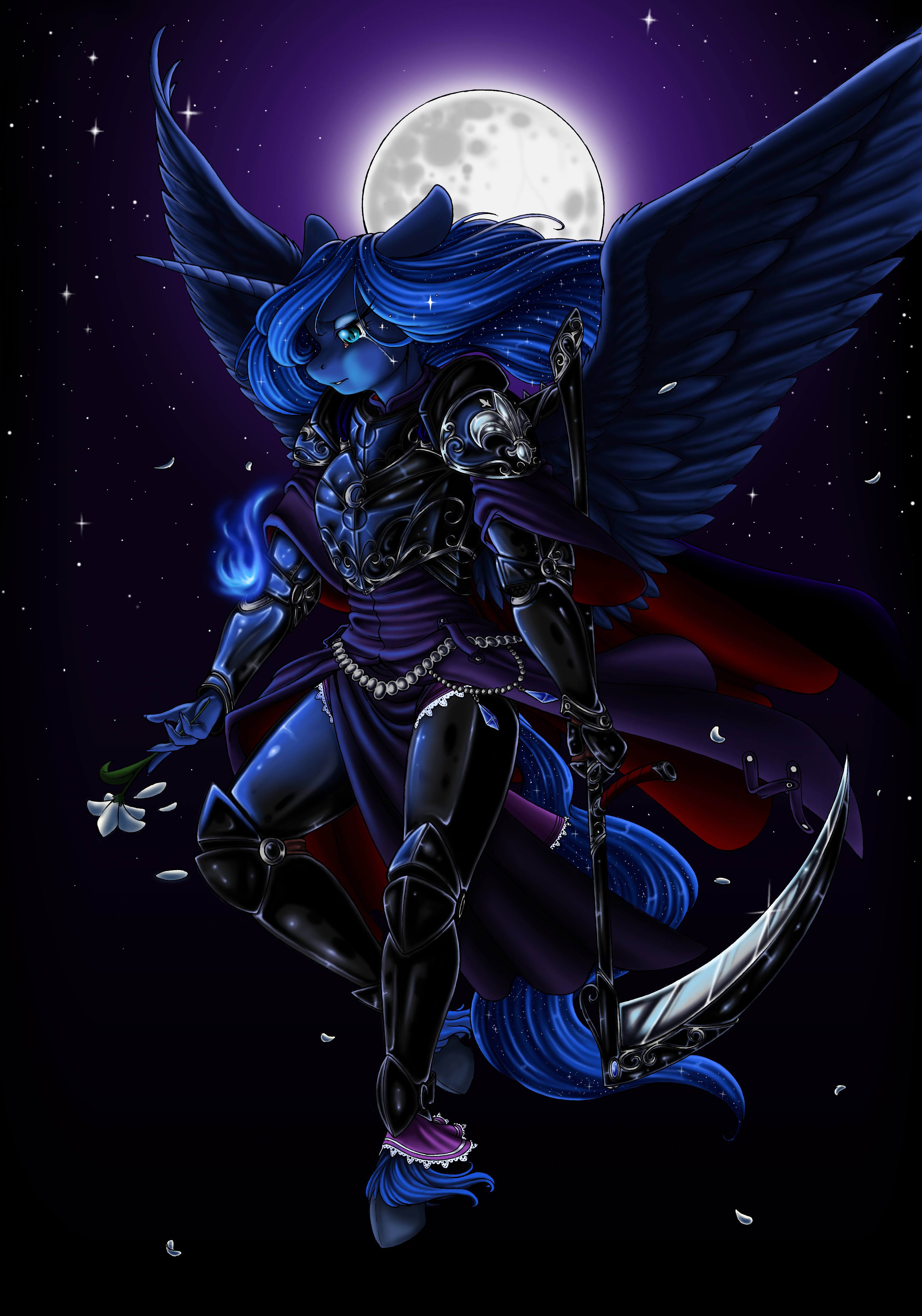 human princess luna armor