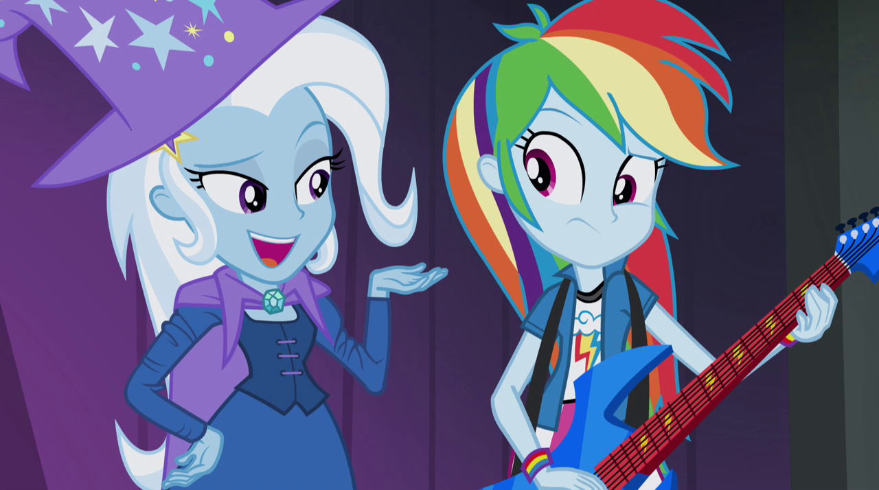 MLP: Equestria Girls - Rainbow Rocks Playlist Trixies Disappearing