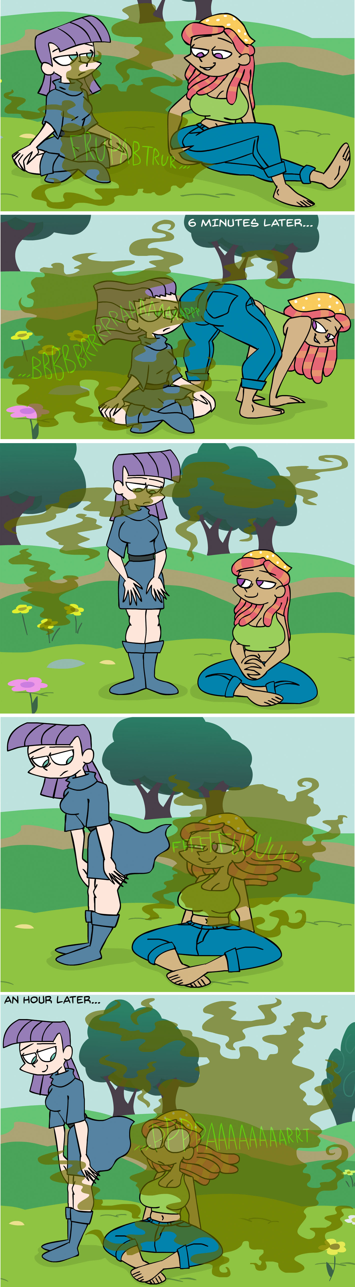 Face fart comic