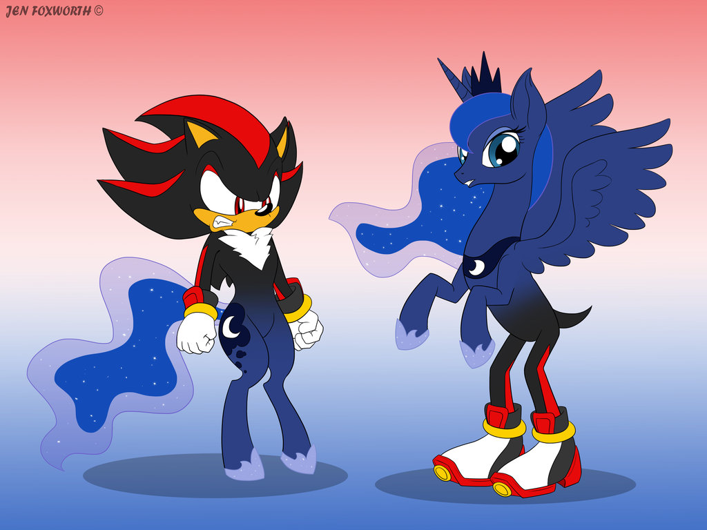 Sonic x Shadow Lunadragon - Illustrations ART street