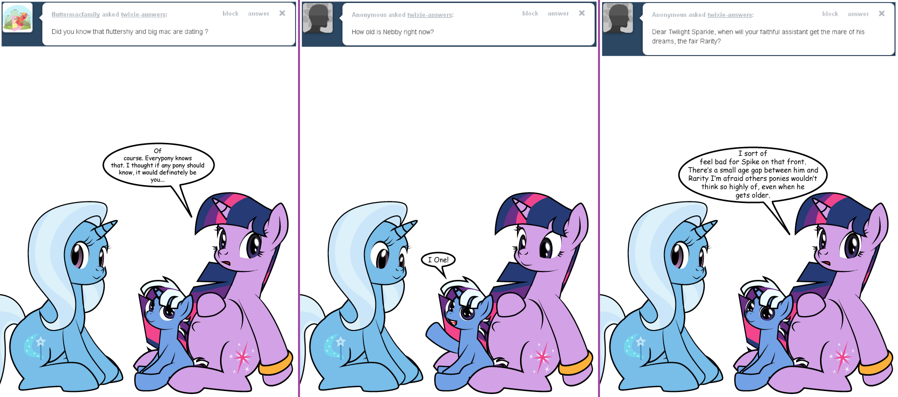 my little pony friendship is magic twilight sparkle and trixie pregnant