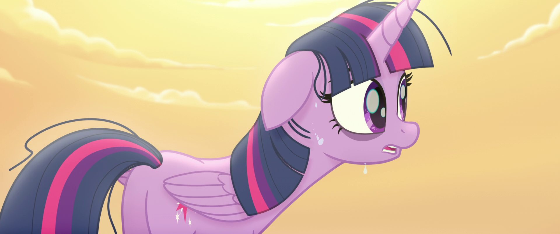 1339485 - safe, derpibooru import, screencap, twilight sparkle, twilight  sparkle (alicorn), alicorn, pony, my little pony: the movie, bags under  eyes, bone dry desert, desert, messy mane, solo, sweat, tired - Twibooru