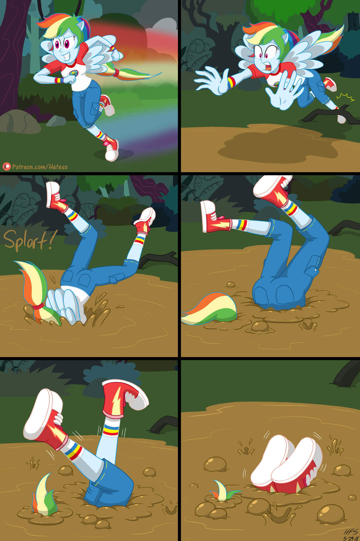 #1390633 - artist:hefess, bad end, bubble, comic, converse, derpibooru