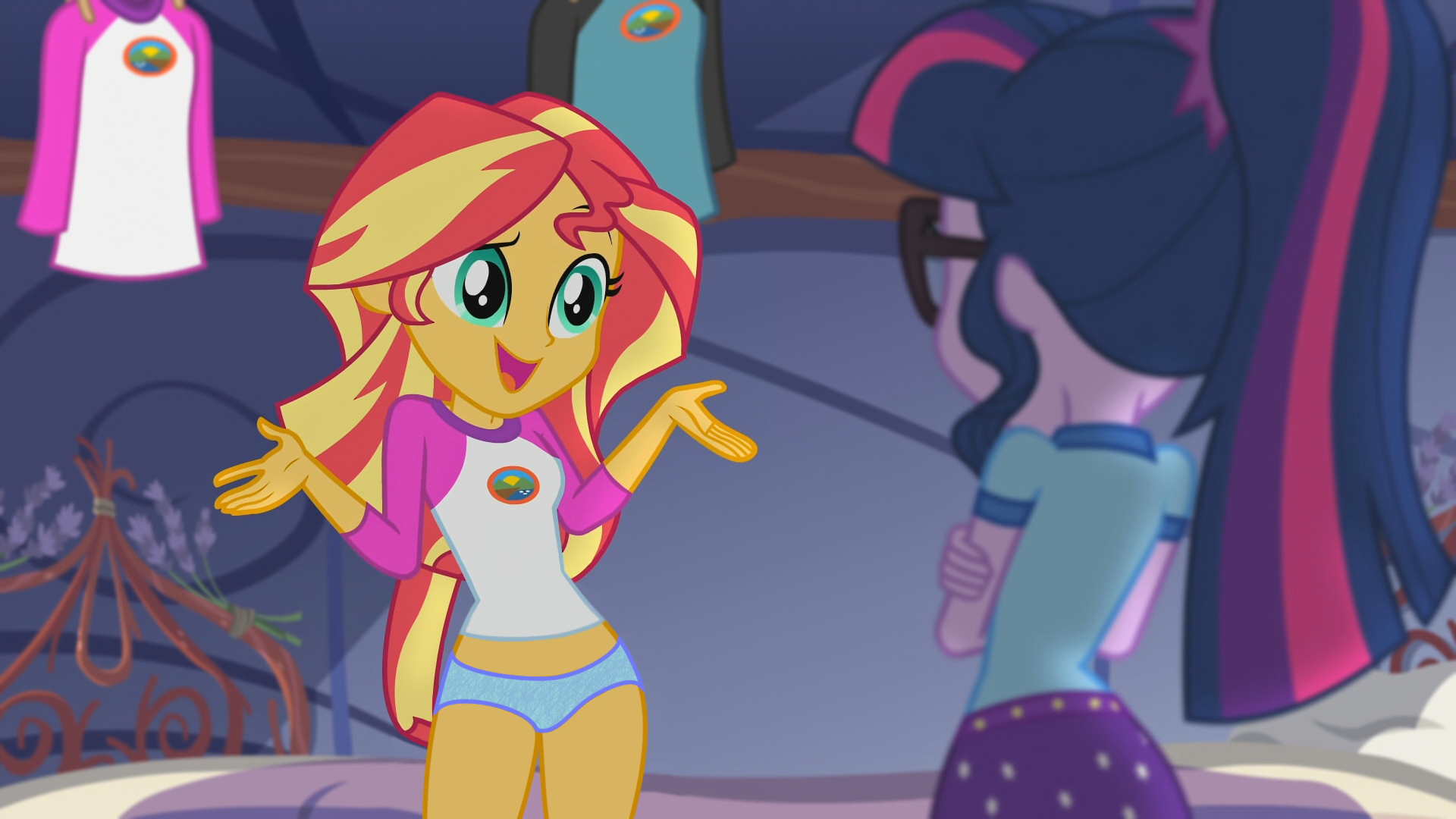 2190441 - safe, artist:azaleasdolls, artist:fannitasticfangirl, sci-twi,  sunset shimmer, twilight sparkle, fairy, human, equestria girls, friendship  games, g4, bare shoulders, barely eqg related, clothes, crossover, daydream  shimmer, disney, disney