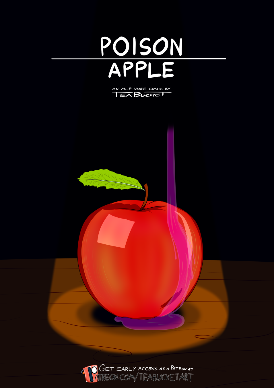 1634308 Apple Artist Teabucket Comic Comic Cover Comic Poison Apple Derpibooru Import Food Patreon Patreon Logo Potion Safe Twibooru