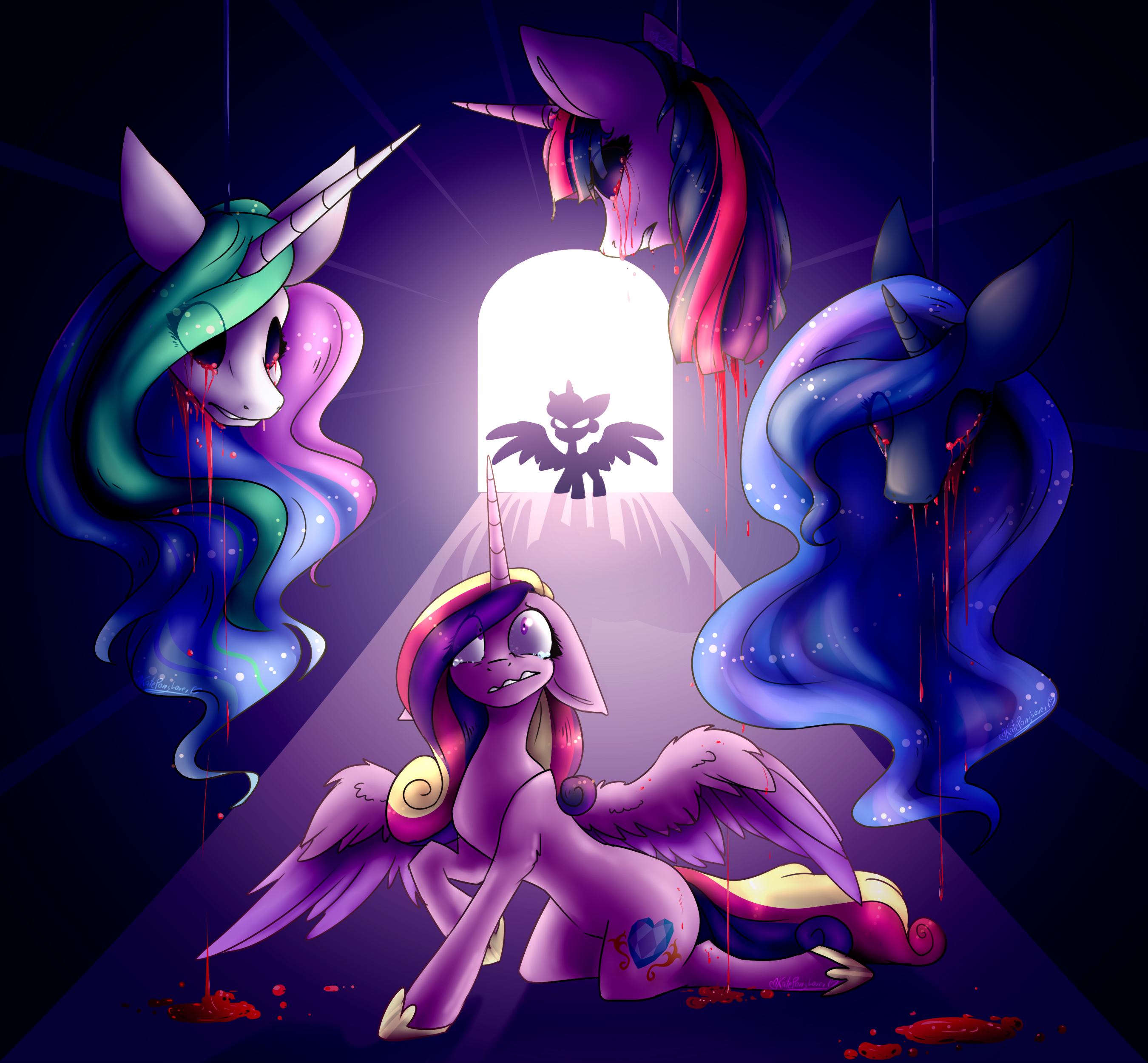 princess cadence crying