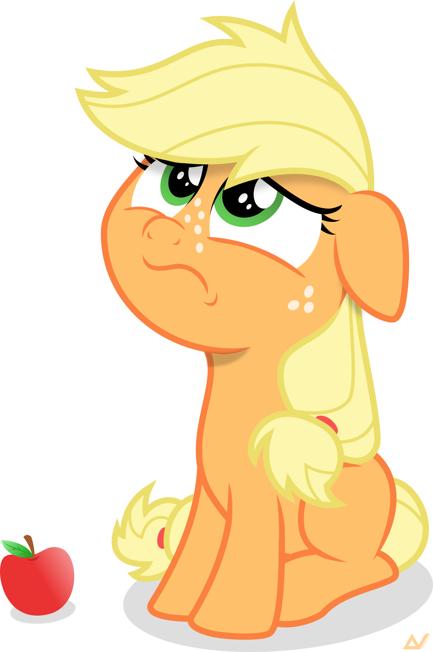 mlp filly applejack