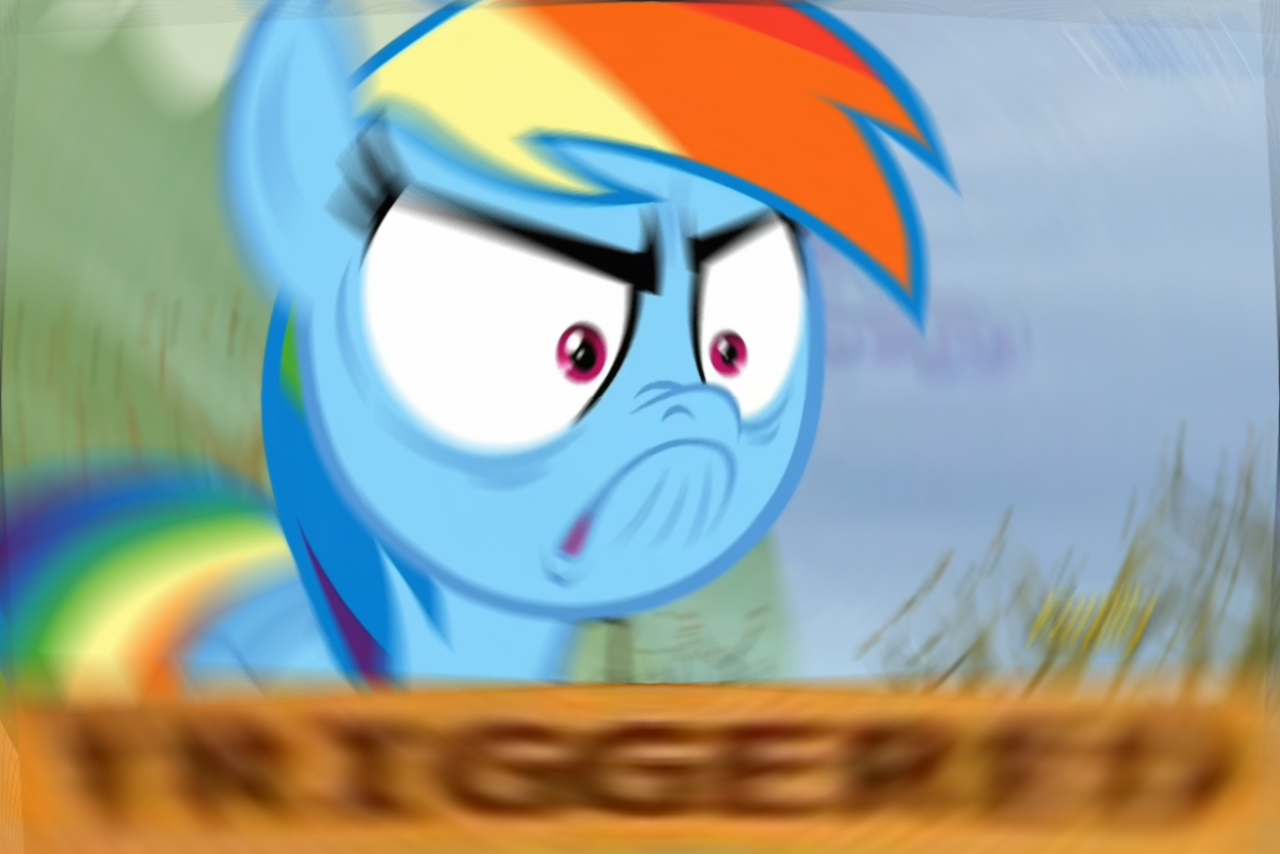 Safe Derpibooru Import Edit Edited Edit Edited Screencap Screencap Rainbow Dash Pegasus Pony Tanks For The Memories Angry Do I Look Angry Meme Motion Blur Motion Blur Meme Solo Triggered Twibooru