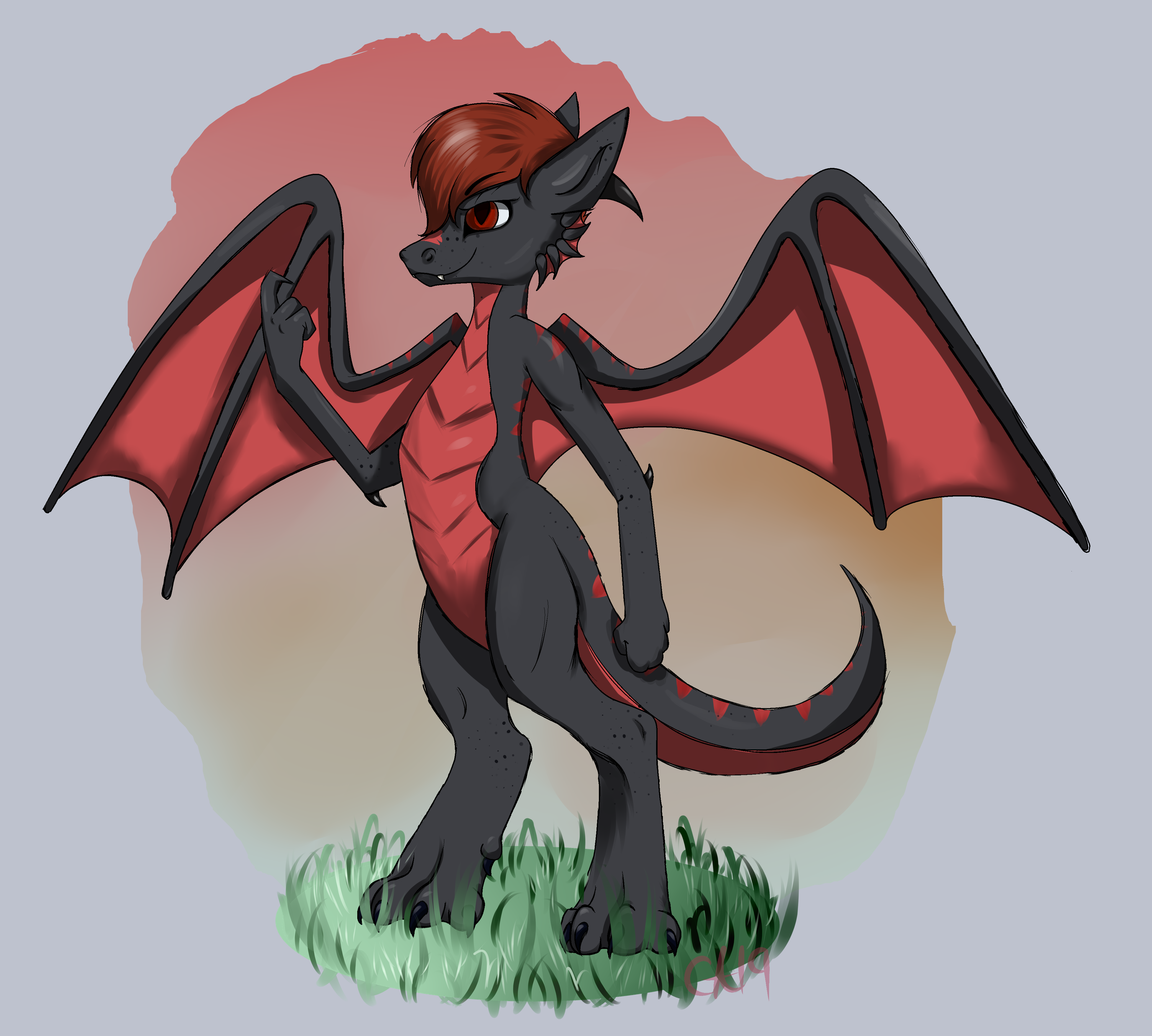 red dragon anthro